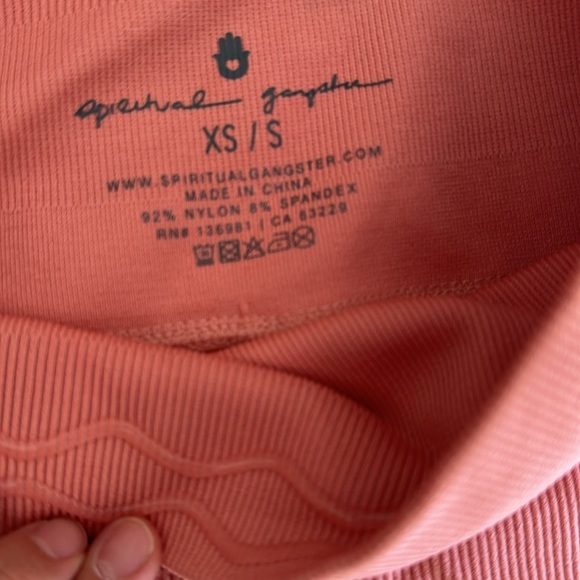 Spiritual Gangster Pink Leggings - Picture 4 of 4